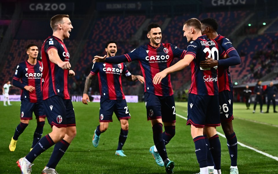 Отборът на Болоня взе убедителна победа с 3:0 срещу Сасуоло