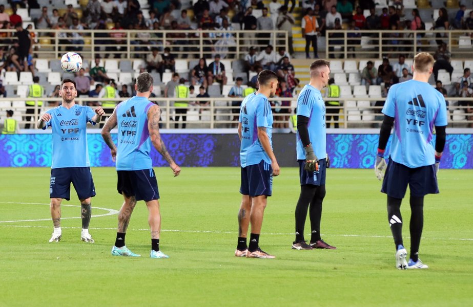 Лео Меси с първа тренировка за Аржентина преди Мондиал 20221