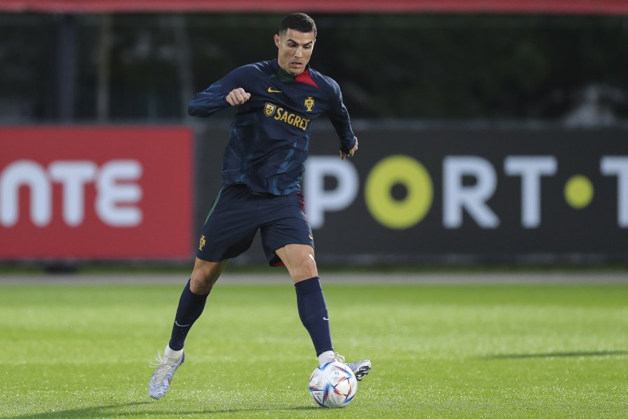 Кристиано Роналдо тренира с Португалия преди Мондиал 20221