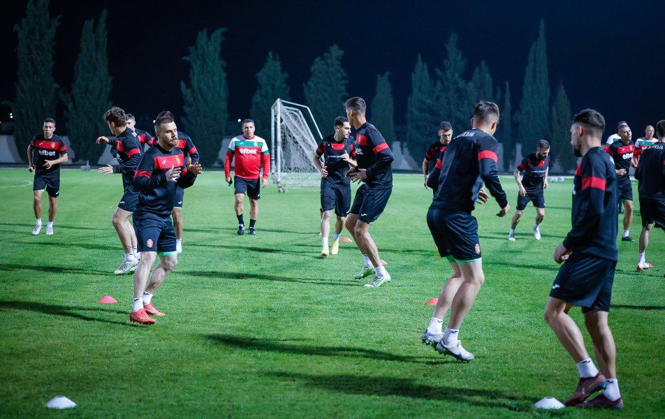 Официална тренировка на националния отбор по футбол в Кипър1