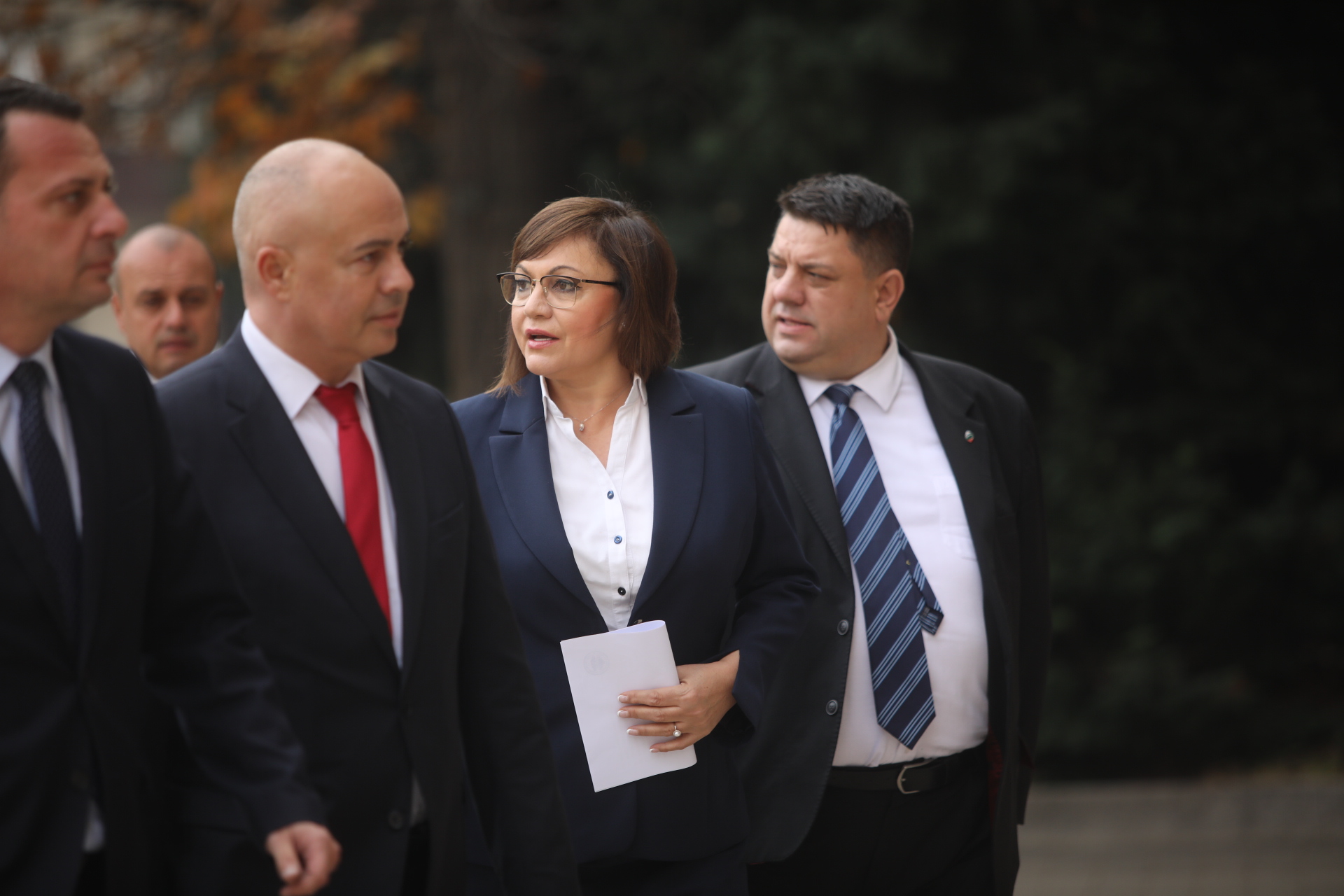 <p>БСП на консултации при президента Румен Радев</p>