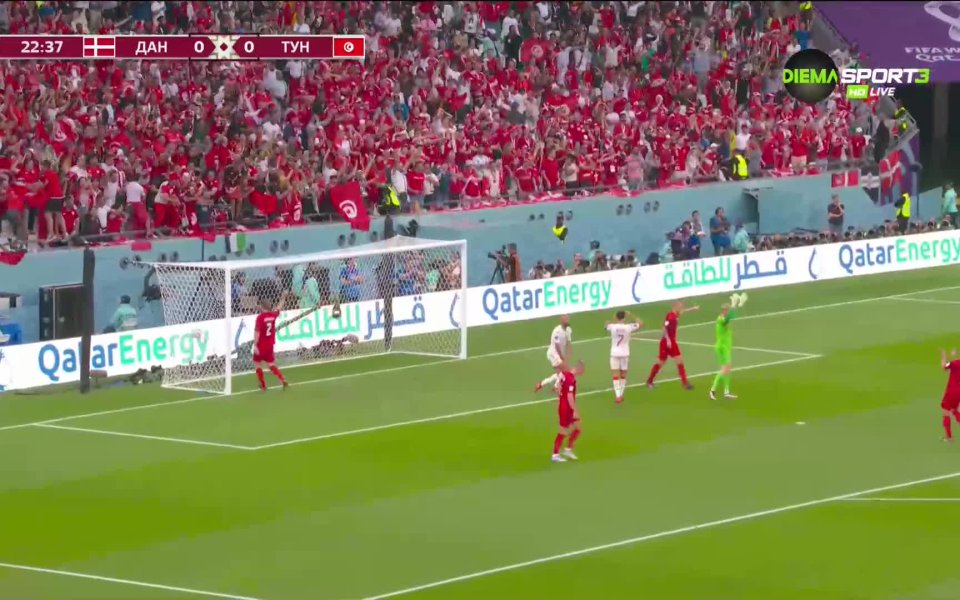 Дания - Тунис 0:0 /първо полувреме/