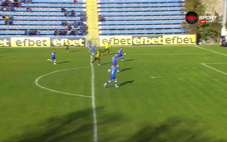 Елвис Ману вкара втори гол срещу Черноморец Балчик и направи