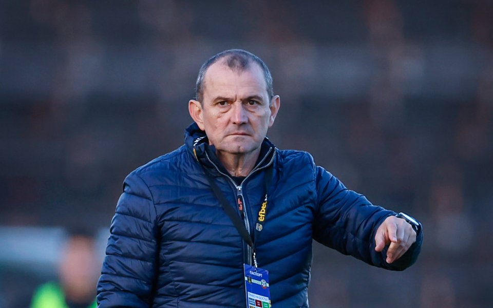 Наставникът на Славия, Златомир Загорчич отчете, че неговият тим е