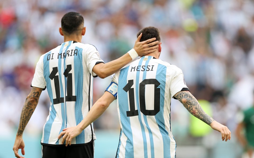 Аржентинският нападател Анхел ди Мария е впечатлен от съотборника си