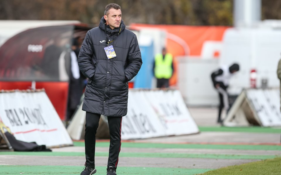 Наставникът на Локомотив София Станислав Генчев бе доволен от продължаването към четвъртфиналите