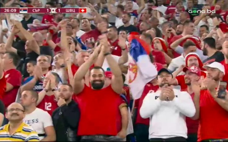 Александър Митрович изравни след грешка на швейцарците