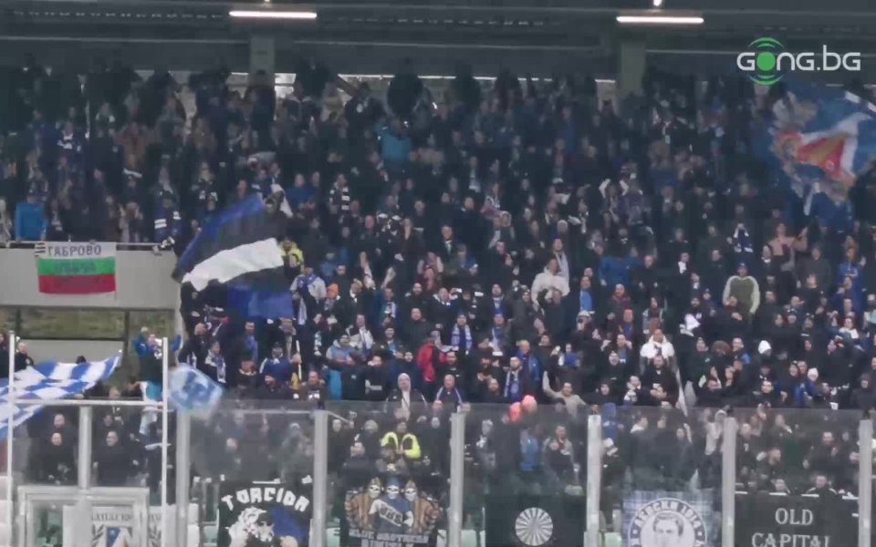 Сините привърженици се израдваха много бурно на попадението на Уелтън,