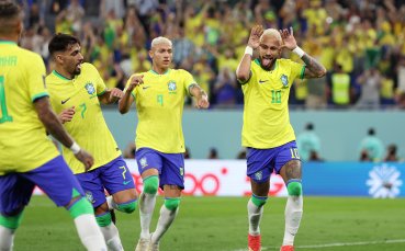 Отборите на Бразилия и Южна Корея играят при резултат 4:0