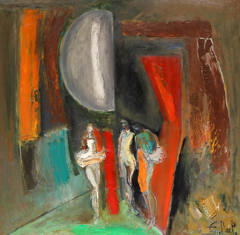 <p>БАЛЕРИНИ</p>

<p>Пиронков работи и в областта на приложното монументално изкуство (мозайки, фрески, стъклописи, дървена и метална пластика) и сценичната декорация - негово дело са декорите за филма &bdquo;Сватбите на Йоан Асен&ldquo;.</p>