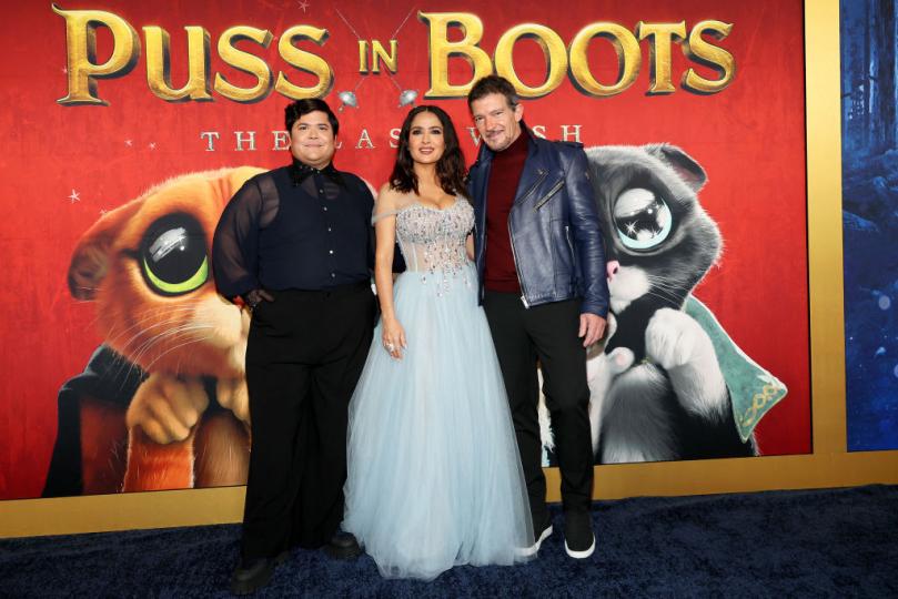 Салма Хайек и Антонио Бандерас на премиерата на филма 