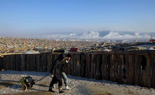  Улан Батор. В Монголия назовават свирепата и дълга зима зуд 