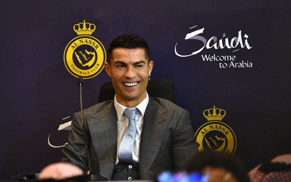 Суперзвездата Кристиано Роналдо беше представен официално като играч на Ал-Насър. Петкратният