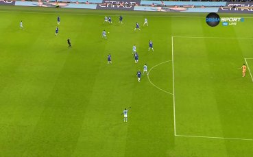 Перфектна атака на Манчестър Сити в 38 ата минута бе завършена