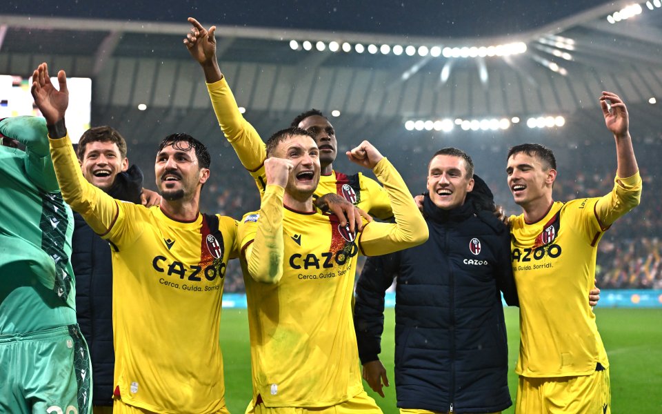 Болоня спечели едва втората си победа като гост през сезона