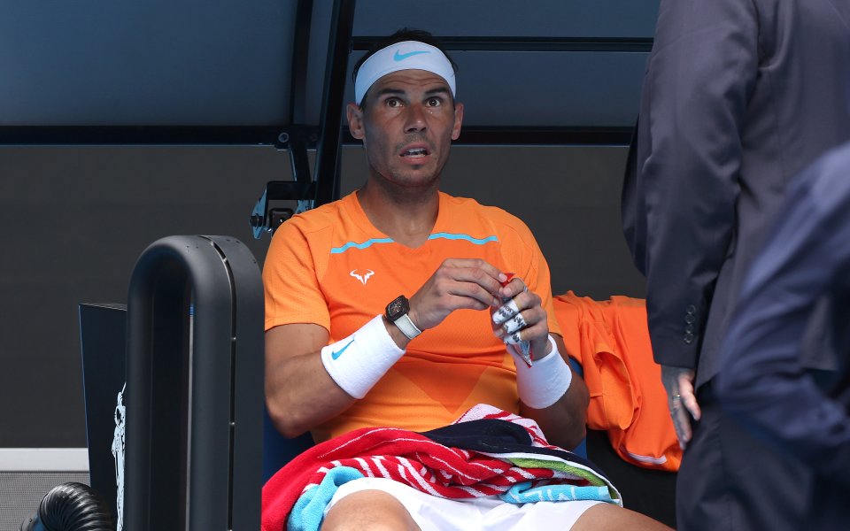 The ballboy took my racquet