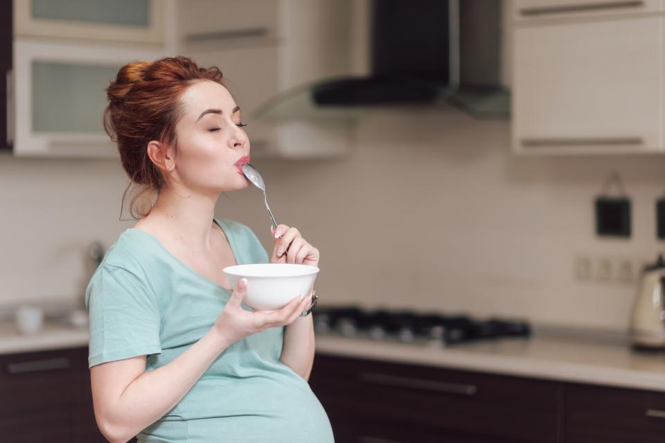 бременност хранене