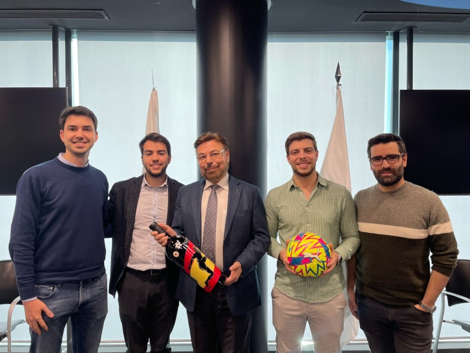 Мило Борисов на официално посещение в централата на LaLiga в Мадрид