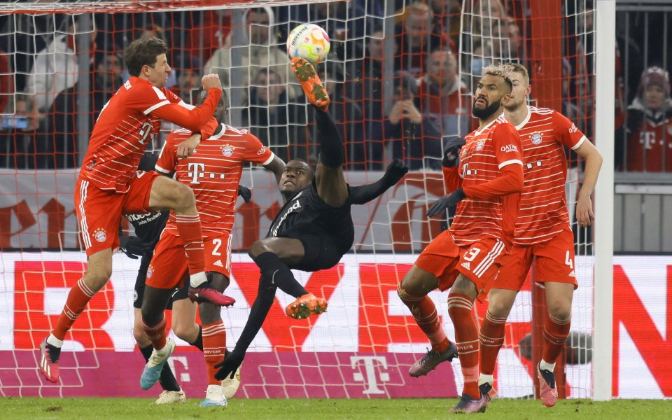 Байерн Мюнхен - Айнтрахт Франкфурт 1:1 / Бундеслига, 18-и кръг, 28.01.2023 г. - БГНЕС