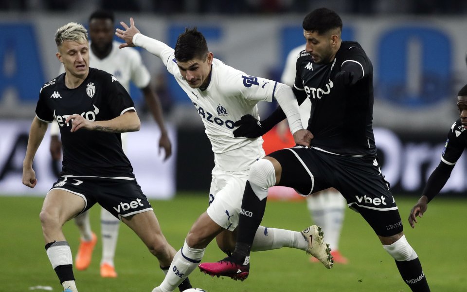 Олимпик Марсилия и Монако играят при  в дербито от 20-ия