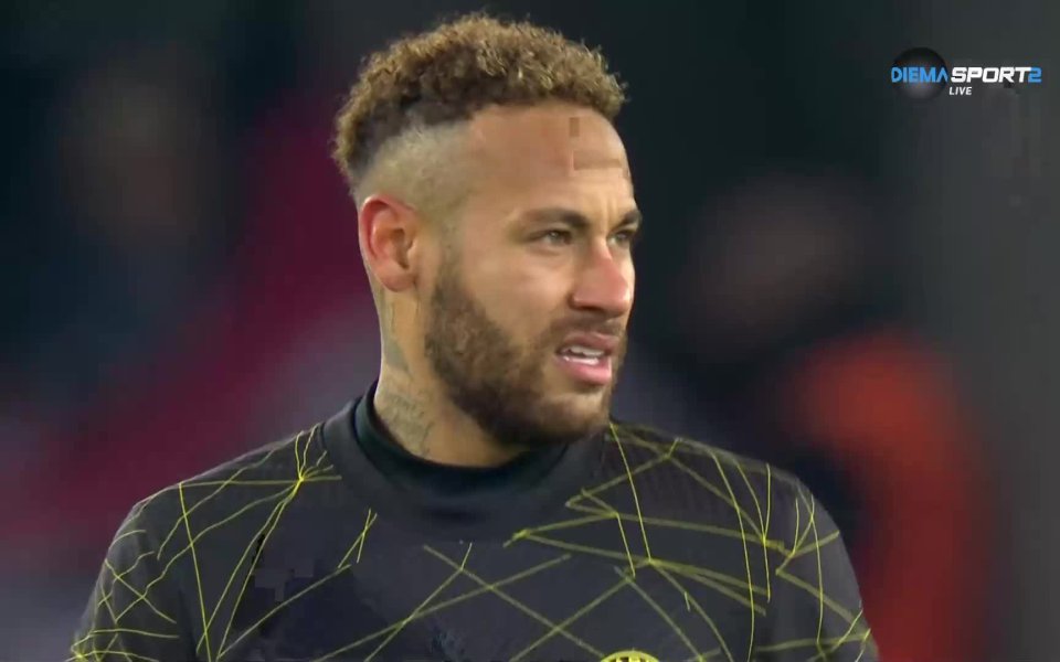 Неймар ще пропусне мача на Пари Сен Жермен от 22-ия кръг