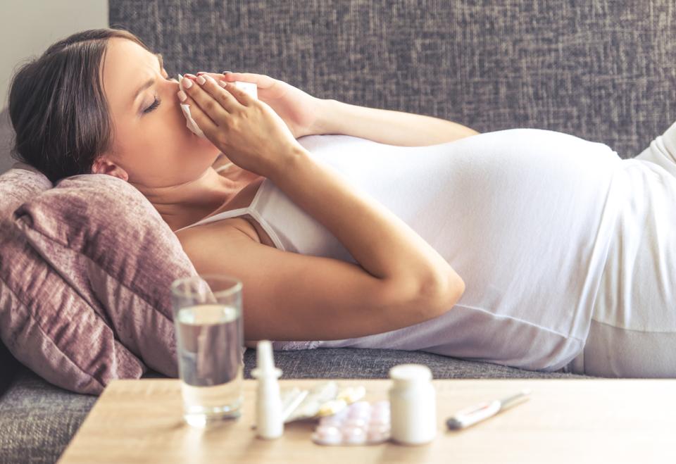 грип пневмония бременна