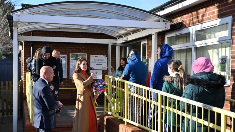  В детската градина с принцеса Кейт 