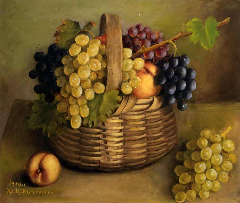 <p>ХРИСТО МОГИЛАНСКИ</p>

<p>Натюрморт, 1936, маслени бои, картон</p>