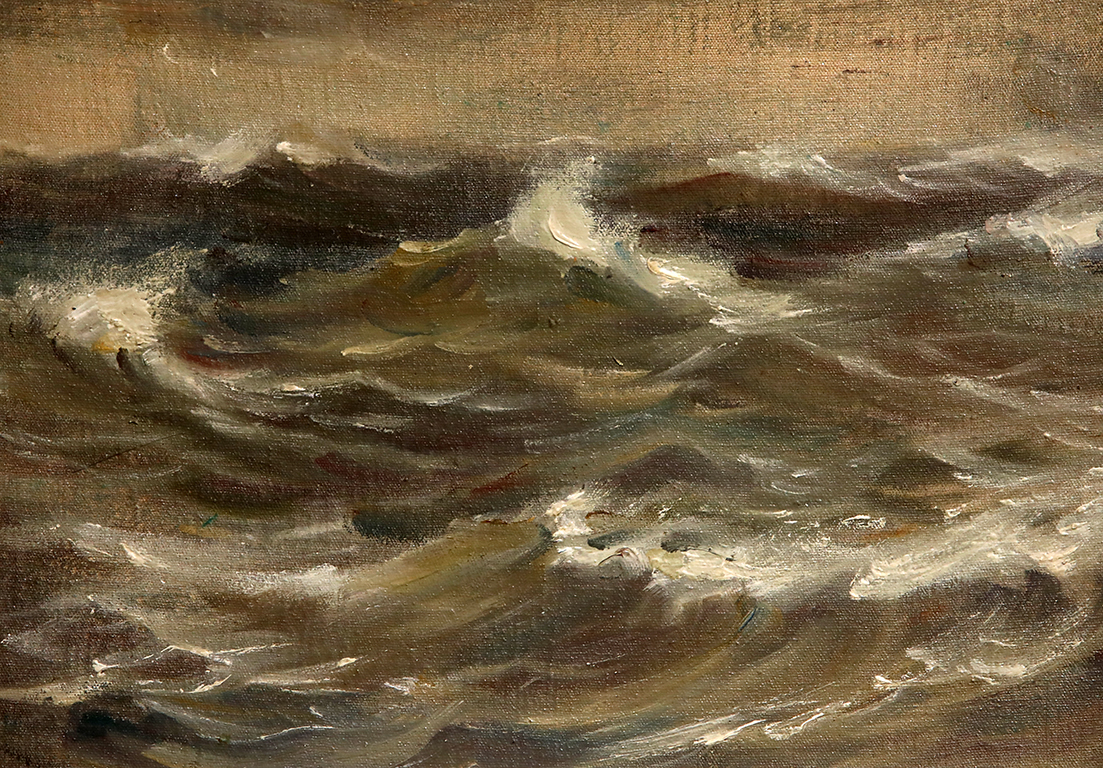<p>ХРИСТО КАВАРНАЛИЕВ (1894 &ndash; 1951)</p>

<p>Открито море II, 30-те г. на ХХ в. маслени бои, платно върху картон</p>