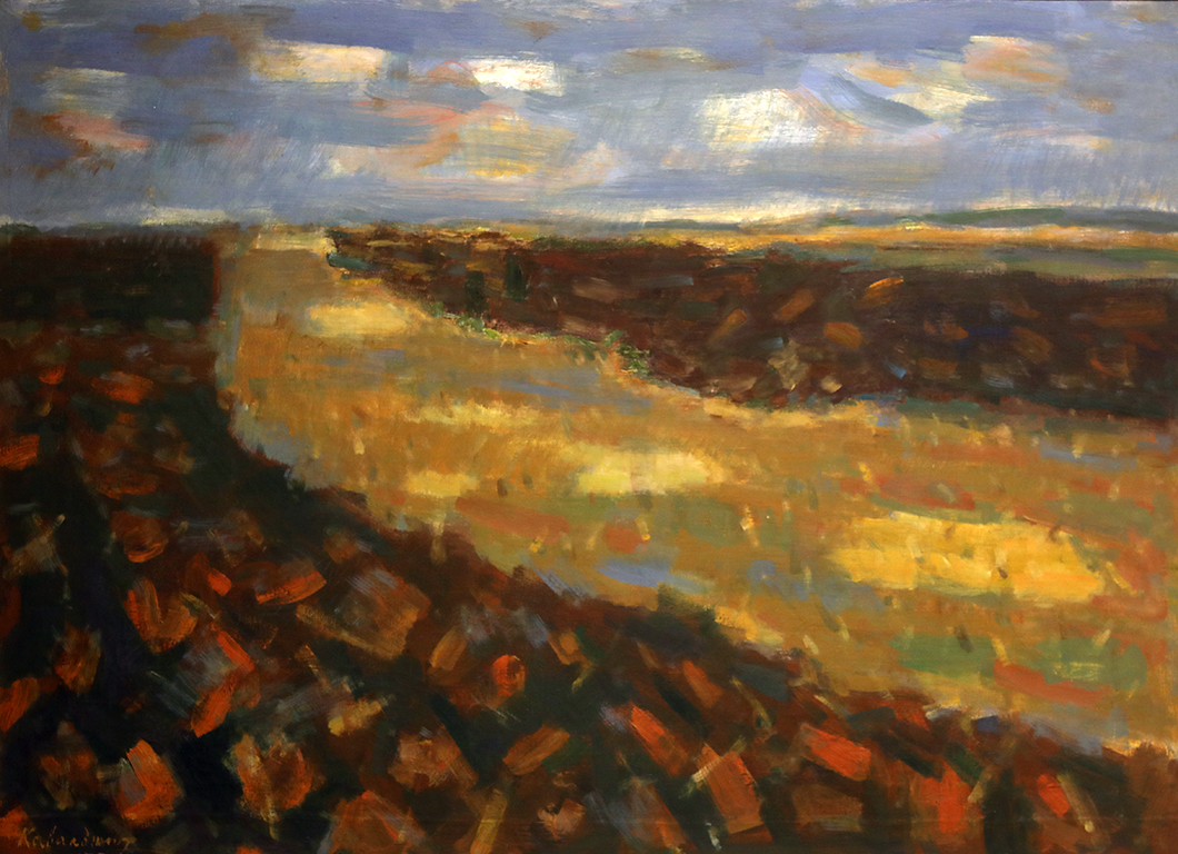 <p>ВЛАДИМИР КАВАЛДЖИЕВ (1908 &ndash; 1988)</p>

<p>Поле, 1977, маслени бои, платно</p>
