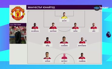 Манчестър Юнайтед - Кристъл Палас /състави/