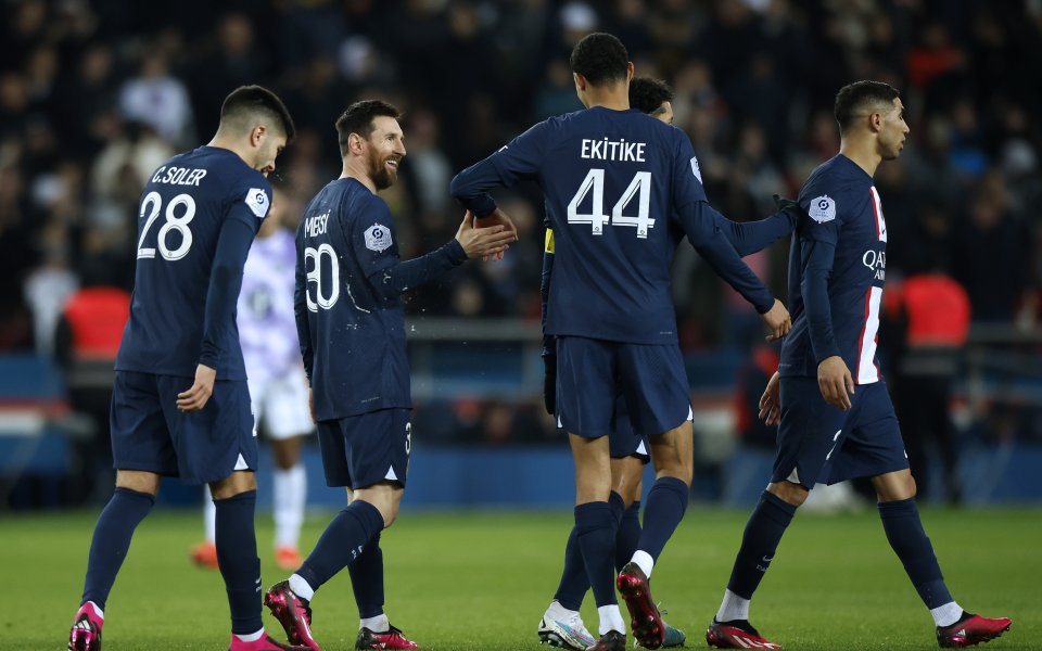 Френският шампион Пари Сен Жермен постигна трудна победа след обрат с в