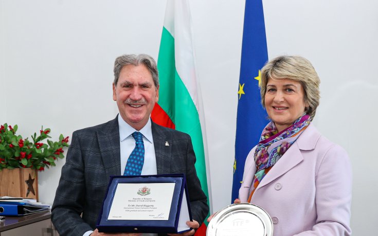 Весела Лечева се срещна с президента на Международната федерация по тенис