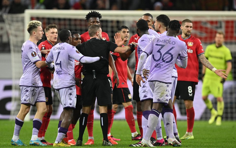 Байер Леверкузен ще гостува в Южна Франция на Монако в реванш от Лига Европа с