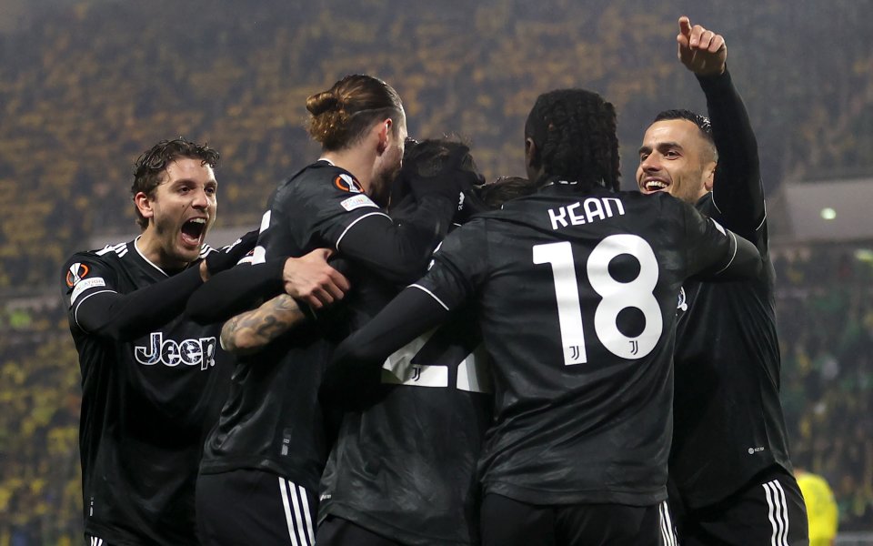 Нант и Ювентус играят при резултат 0:3 в реванш от