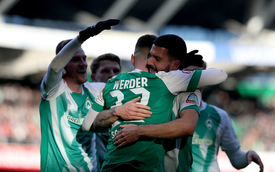 Вердер Бремен прекъсна серията си от две поредни загуби в