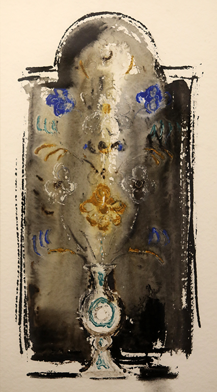 <p>Вглежда се в навяващия сила, спокойствие и увереност колорит, свежестта на тоновете, мекотата на линиите и често твърде смелите цветни съчетания, които говорят за голямото майсторство и вътрешен усет на възрожденските художници.</p>