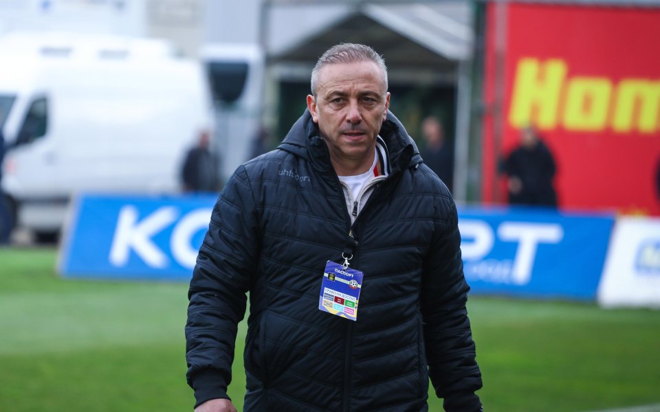 Старши треньорът на Черно Море - Илиан Илиев, остана крайно