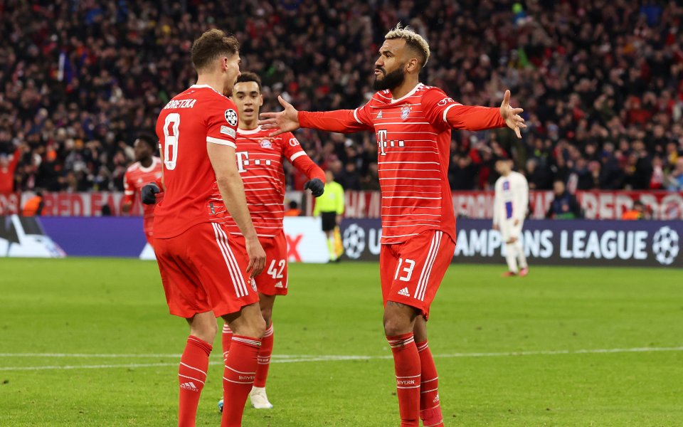 Байерн Мюнхен продължи към четвъртфиналите на Шампионска лига след победа