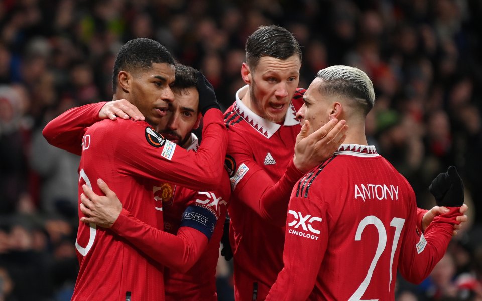 Манчестър Юнайтед срази Бетис с 4:1 в първия осминафинален мач в