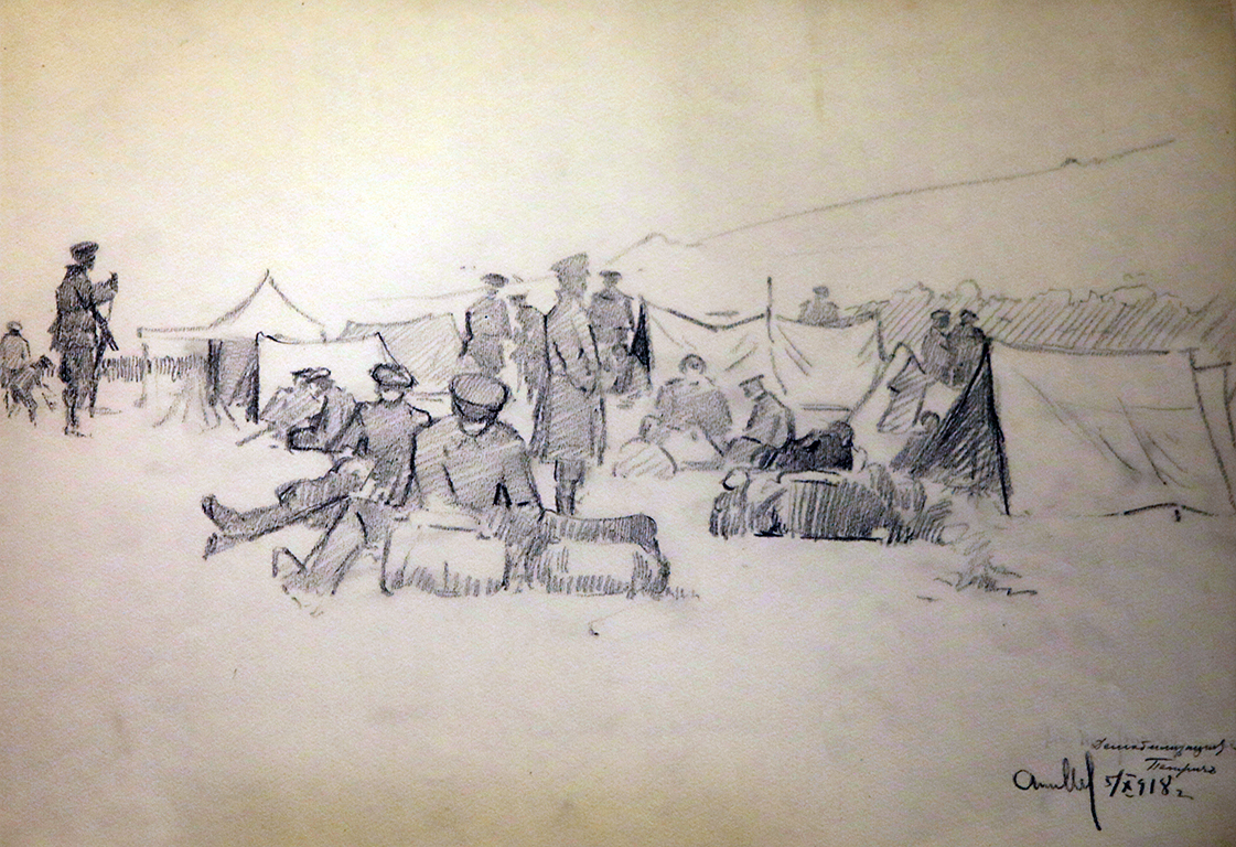 <p>Рисунките показани в изложбата са представителна извадка, на цялата колекция която наброява повече от 100 моливни скици.</p>