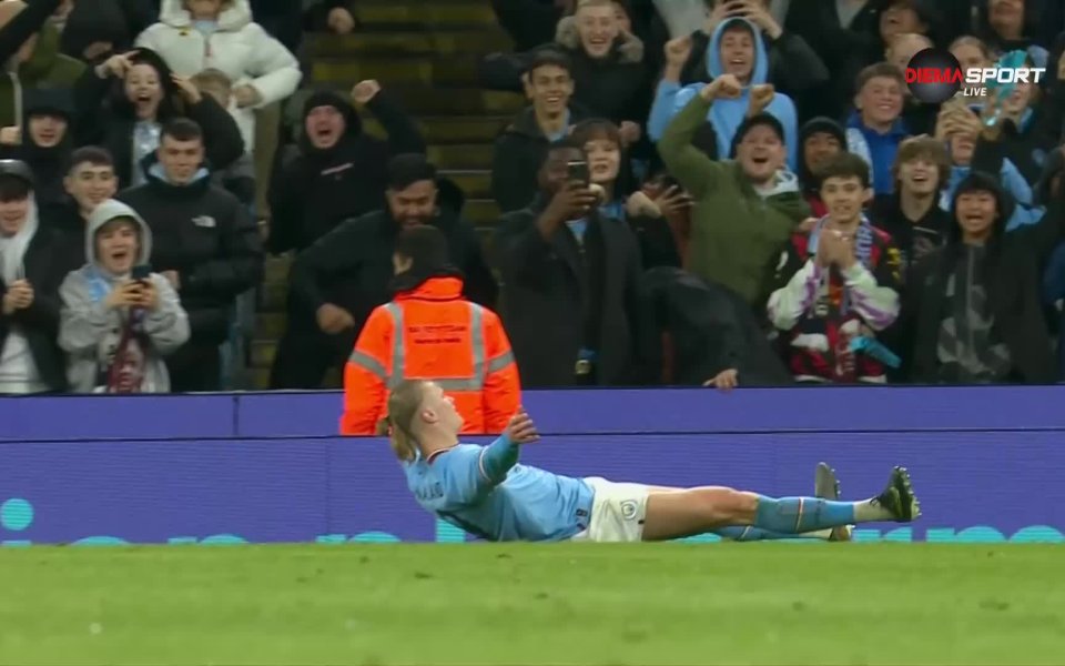 Ерлинг Халанд вкара третия си гол срещу Бърнли в 58-ата