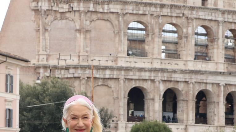  Хелън Мирън с пролетна визия в Рим 