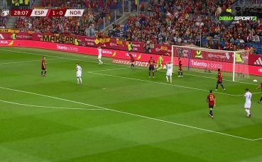 Испания - Норвегия 1:0 /първо полувреме/
