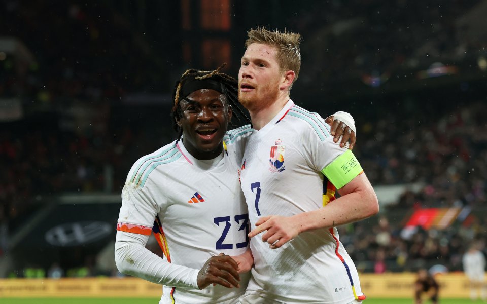 Белгия надви с 3:2 Германия в приятелска среща във вторник