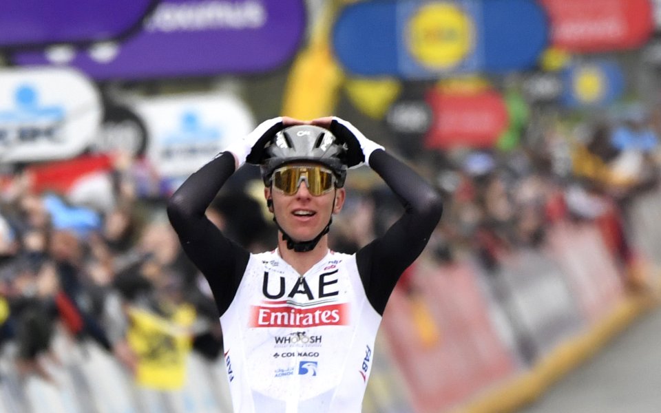 Тадей Погачар пропуска Обиколката на Словения, ще кара с шина в Тур дьо Франс