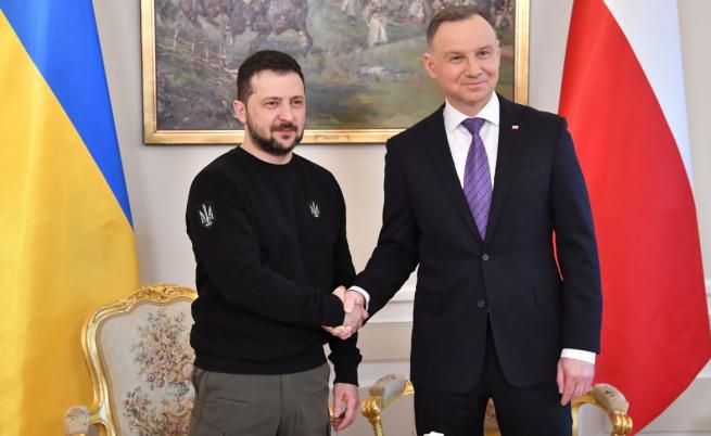  Володимир Зеленски с Анджей Дуда 