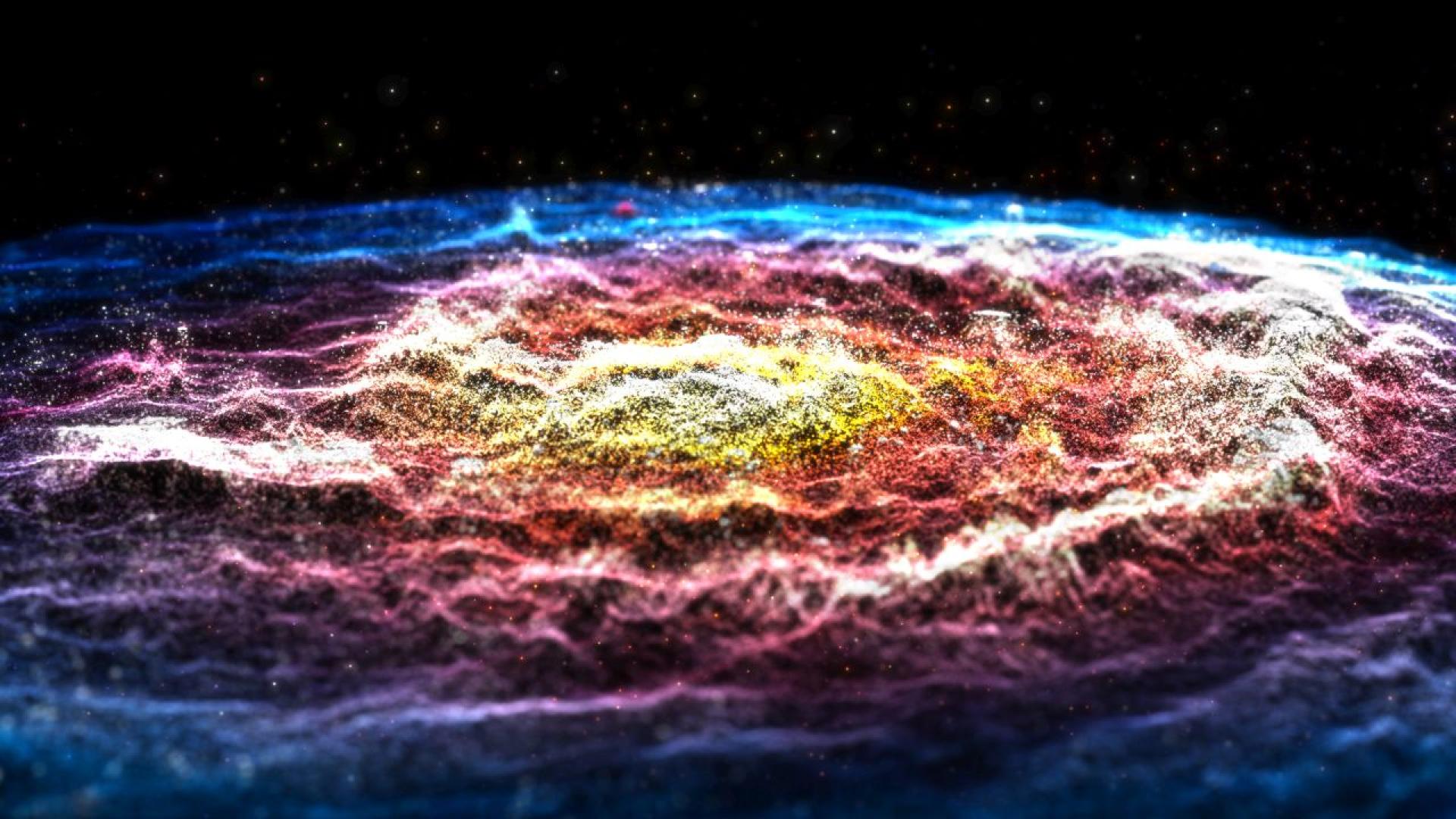 Големият взрив често се описва като взривното раждане на Вселената