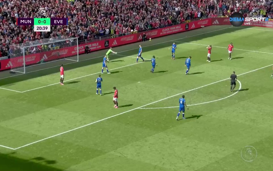 Марсел Забитцер игра 76 минути срещу Евертън с екипа на