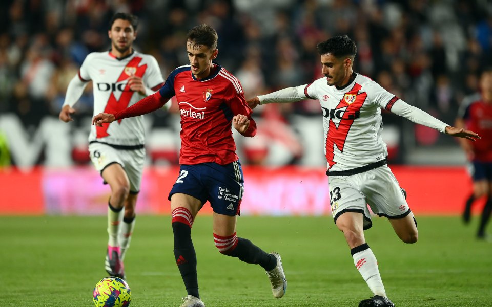 Райо Валекано победи с 2:1 Осасуна на Вайекас“ в двубой